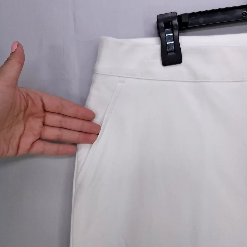 Spanx Ankle Pants Straight Leg Silver Lining Size Tall XL Shaping Elastic Waist - Picture 14 of 15
